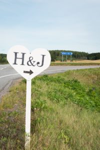 tienviitta hääpaikalle