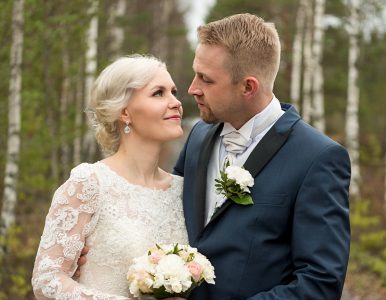 Vihkikuva miljöössä