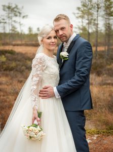 Vihkikuva miljöössä